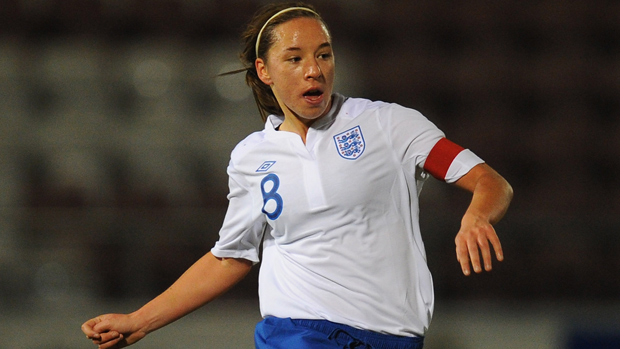 Jordan Nobbs in action for England U19s against France